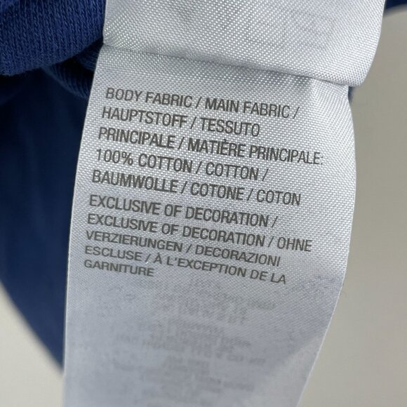 Quacker Factory Womens Plus 1X Embroidered 3/4 Sleeve Blue Top Shirt - Picture 5 of 11